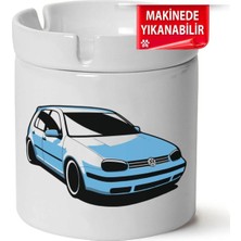Empressco Golf 4 Baskılı Porselen At-Söndür Küllük (Kl-Otmbl-Vw)