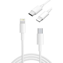 Brf Store Sepetium Type-C Ligtning 30W Ios Şarj Kablosu Hızlı Şarj Kablosu