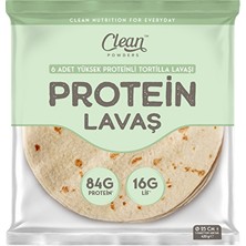 Clean Powders Yüksek Proteinli Tortilla Lavaşı 6'lı 420 gr