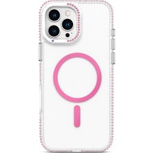 Nettech Apple iPhone 13 Pro Uyumlu Taşlı Seri Arka Koruma Kılıf