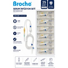 Broche SERUM İNFÜZYON SETİ 25'Lİ PAKET