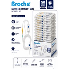 Broche SERUM İNFÜZYON SETİ 50'Lİ PAKET