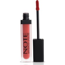 Brf Store Sepetium Note Cosmetics Mattemoist Lipgloss 404 Jolly Yarı Mat Saten Bitişli Likit Ruj, Kahverengi