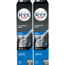Brf Store Sepetium Veet Tüy Dökücü Krem Erkeklere Özel, Hassas Cilt (2 x 200 Ml)
