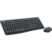 Brf Store Sepetium Logitech MK295 Kablosuz Sessiz Klavye Mouse Seti, Silenttouch Teknolojisi, Gelişmiş Optik I