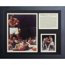 Brf Store Sepetium Efsaneler Kalıp Hiç Muhammad Ali V.b. Liston Çerçeveli Fotoğraf Collage, 11 x 35,6 cm