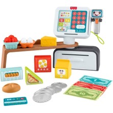 Brf Store Sepetium Fisher-Price Eğlen ve Öğren Market Kasası Oyun Seti, Birden Fazla Dil Desteğiyle Yürüme Çağ