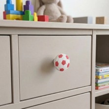 Eym Çocuk Odası Mobilya Kulp Dolap Düğme Futbol Topu No:33