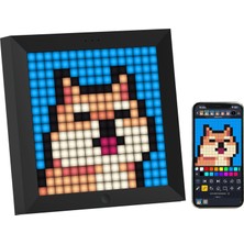 Brf Store Sepetium Divoom Pixoo - 16X16 LED Ekranlı Pixel Art Dijital Resim Çerçevesi App Kontrolü - Oyun Odas