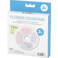 Brf Store Sepetium Catit Triple Action Filtre Çerçevesiz, Catit Çiçek Çeşmesi Için Filtre, 2'li Paket