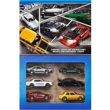 Brf Store Sepetium Hot Wheels 1:64 Ölçekli Metal Oyuncak Arabalar, Özel Süslemelere Sahip 6'lı Japon Aracı Set
