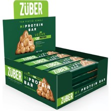 Brf Store Sepetium Züber Yüksek Protein Vegan Bar Fıstık Ezmeli, 45GR, 12 Adet