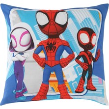 Brf Store Sepetium Taç Lisanslı Dh Spidey And Friends Kırlent Çok Renkli Çocuk