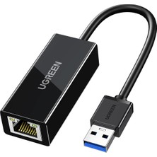 Brf Store Sepetium Ugreen USB 3.0 To RJ45 Gigabit Ethernet Dönüştürücü Adaptör Siyah