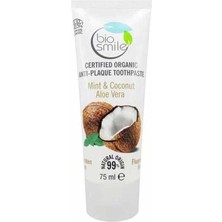 Brf Store Sepetium Smiley Bio Smile Diş Macunu 75ML Nane Hindistancevizi ve Aloe Vera