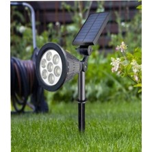 Brf Store Sepetium Solar Kazıklı Çim Armatür Cata 7W Güneş Enerjili LED Çim Lambası Bahçe Ağaç Aydınlatma Lamb