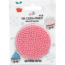Dr. Gusto 2 mm Bebe Pembe Candy Boncuk Pasta Süsleme Şekeri