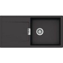 Schock Mono D-100L Dusk Granit Eviye Antrasit Füme (1000X510 Mm)