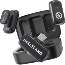 Brf Store Sepetium Hollyland Lark A1 Kablosuz Mini Mikrofon, iPhone 15/16 ve Android Için, 48 Khz/24 Bit, 3 Se