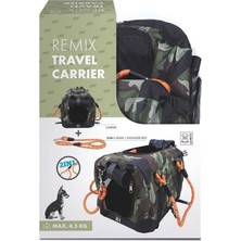Brf Store Sepetium M-Pets 2ın1 Remıx Kamuflaj Taşıma Çantası 41X28X28CM