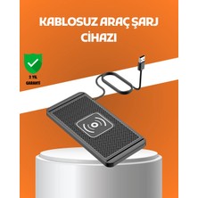 Datatek Araç Içi Kablosuz Şarj Pedi – Manyetik Güçlü Tutuş, Hızlı Şarj Özelliği