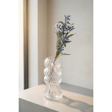 Acar Eterna Bloom Yapay Tek Dal Tomurcuklu Okaliptüs Mavi - 53 cm