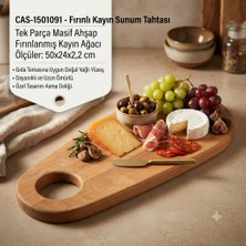 Ças Wood Design Ahşap Sunum-Kesme-Peynir Tahtası 50X24-14X2,2 cm