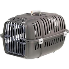Brf Store Sepetium Ferplast Jet 20 Gri Kedi Köpek Taşıma Çantası, Grey