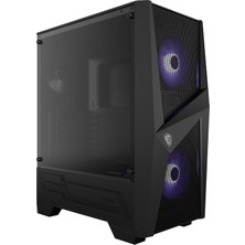 Brf Store Sepetium Msı Mag Forge 100M, Temperli Cam, 2x Rgb Fan, 1x 120MM Fan Atx Gaming Bilgisayar Kasası
