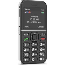 Brf Store Sepetium Welio Wkey T200 Tuşlu Cep Telefonu Kameralı Asker Telefonu Yaşlı Cep Telefonu (Kvk Garantil
