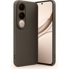 Eco Port Vivo V50 Lite 4g Auto Focus Karbon Kapak - Kahverengi