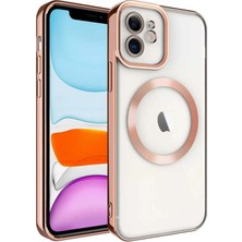 Eco Port Apple Iphone 12 Kılıf Kross Magneticsafe Kapak - Rose