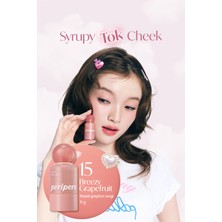 Peripera Ince Yapılı, Ciltle Bütünleşen, Pigmentli Likit Allık Perıpera Syrupy Tok Cheek (15 Breezy Grapefruit)