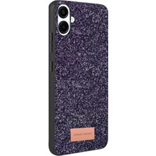 Eco Port Onegif Samsung Galaxy A07 4g Bright Simli Kapak - Derin Mor