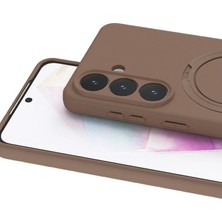 Eco Port Samsung Galaxy S26 Regal Magsafe Standlı Kapak - Çöl Titanyum