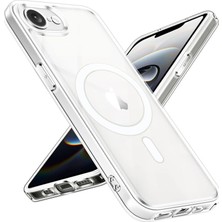 Eco Port Apple Iphone 16E Kılıf Magneticsafe Şeffaf Silikon - Şeffaf