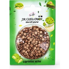 Dr. Gusto Bakır Konfeti Yıldız Pasta Süsleme Şekeri