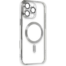 Eco Port Apple Iphone 16 Pro Max Kılıf Kross Magneticsafe Kapak - Gümüş