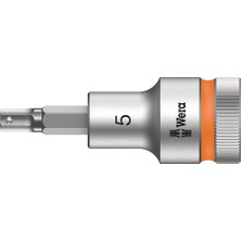 Wera 8740 C Hf Altıgen Uçlu Zyklop Lokma Bits, 1/2" Soketli, Tutma Fonksiyonlu, 5 x 60 mm