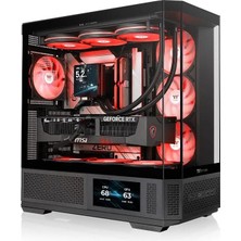Thermaltake View 370TG Siyah 4X120MM Argb Fanlı Atx Kasa