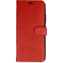Eco Port Infinix Hot 10 Play Kılıf Trend S Plus Kapaklı Kılıf - Kırmızı