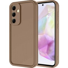 Eco Port Samsung Galaxy A36 Kılıf Viera Silikon - Kahverengi