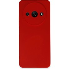 Eco Port Xiaomi Redmi A3 4g Kılıf Nano Içi Kadife Silikon - Kırmızı