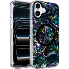 Eco Port Onegif Apple Iphone 17 Mila Dalgalı Magsafe Kapak - Lacivert