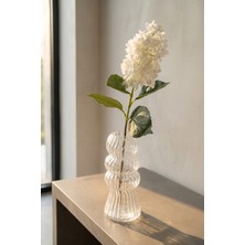 Acar Eterna Bloom Yapay Tek Dal Salkım Ortanca Beyaz - 80 cm