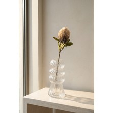 Acar Eterna Bloom Yapay Tek Dal Banksia Çiçeği Bej - 65 cm