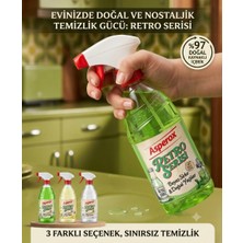 Asperox Retro Serisi Beyaz Sirke & Doğal Yağlar Çok Amaçlı Yüzey Temizleyici Sprey (%97 Doğal)