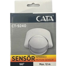 Cata CT-9240 180° Hareket Sensörü 1200W Duvar Tipi