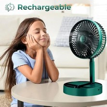 Aybartec Şarjlı Masaüstü Fan USB Şarjlı Mini Fan