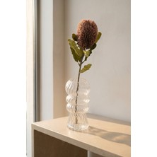 Acar Eterna Bloom Yapay Tek Dal Banksia Çiçeği Mor - 65 cm